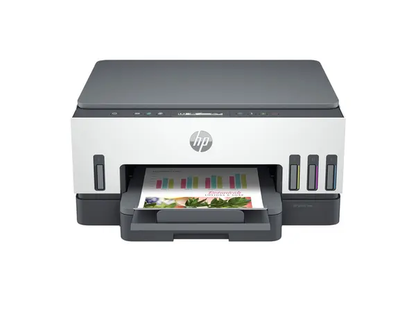 HP Smart Tank 720 - Multifunctional Ink Tank A4 Color, Wi Fi Dual Band, Duplex, 15 9 ppm