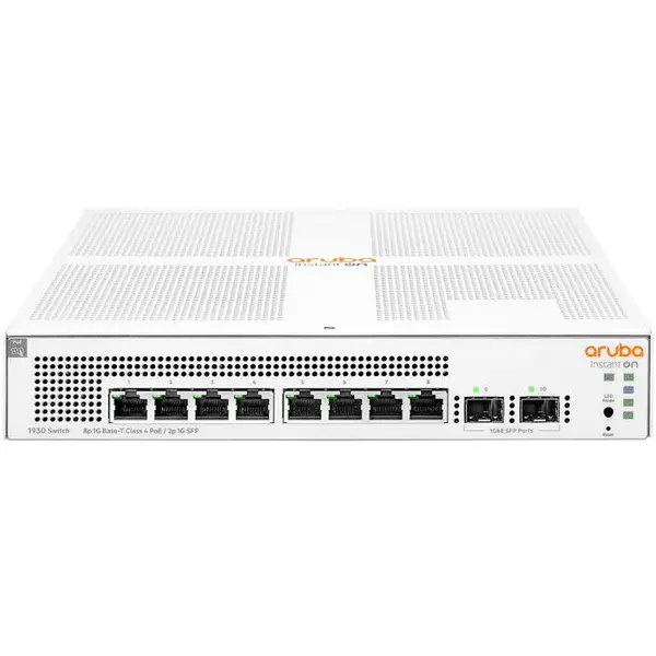 HP Switch HPAruba, JL681A, IOn 1930 8G 2SFP 124W