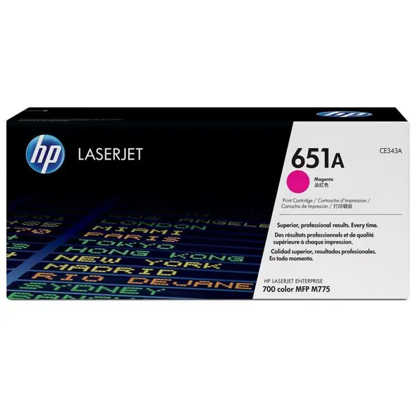HP Toner HP 651A purpuriu