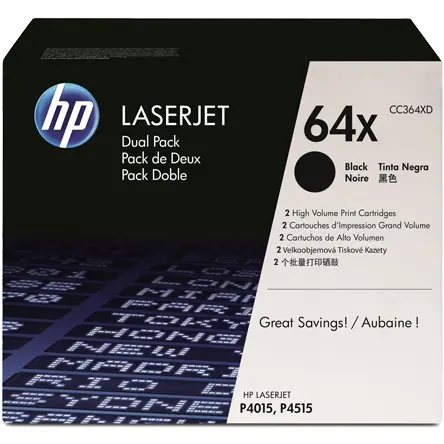HP Toner HP negru | 2x24000 pag | LaserJet P4015/P4515
