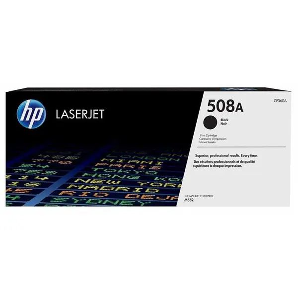 HP Toner Original HP BLACK NR.508A pentru LASERJET M552DN, 6K, CF360A
