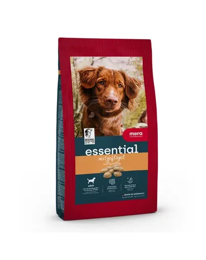 Hrană câini adulți cu prebiotice MERA Essential 2 kg activitate normală