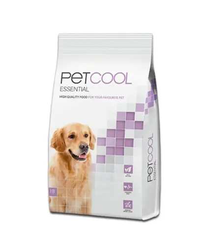 Hrană câini adulți liniștiți PETCOOL Essential 18 kg