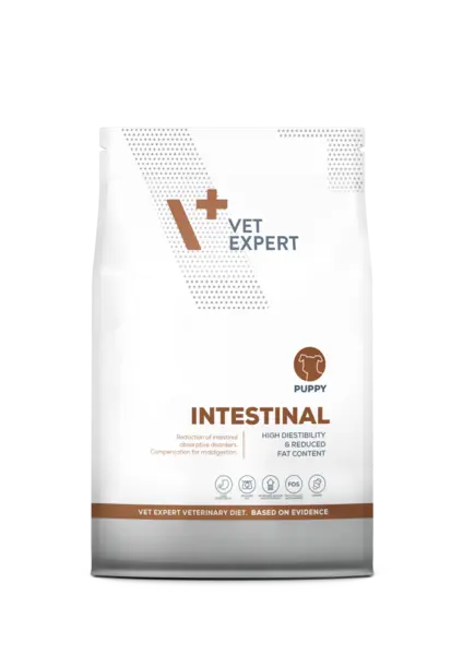 Hrană completă pentru puii de câine cu sensibilitate digestivă, Vet Expert Puppy, 2 kg