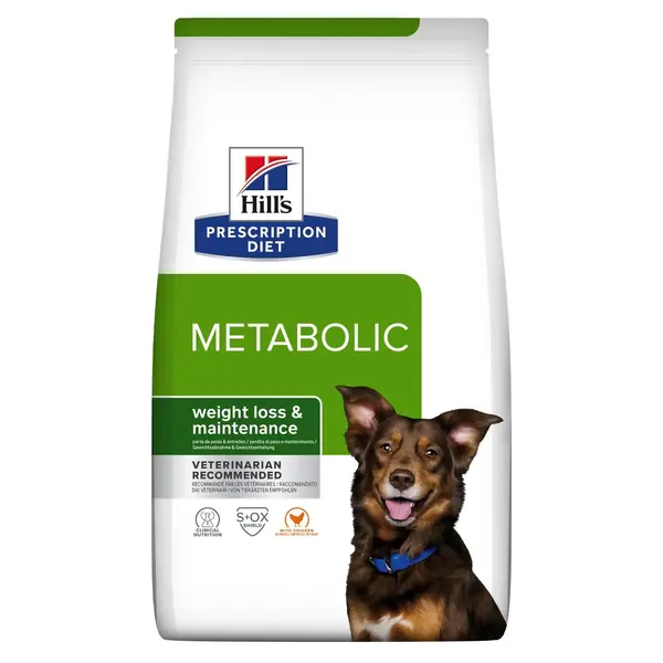 Hrana dietetica pentru caini Hill s PD Metabolic Weight loss cu pui 1,5 kg