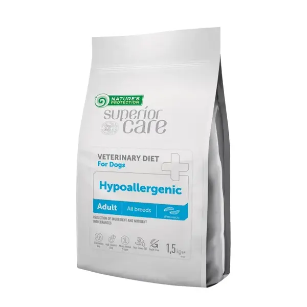 Hrana dietetica pentru caini NP Superior Care Hypoallergenic Insect 1,5 kg