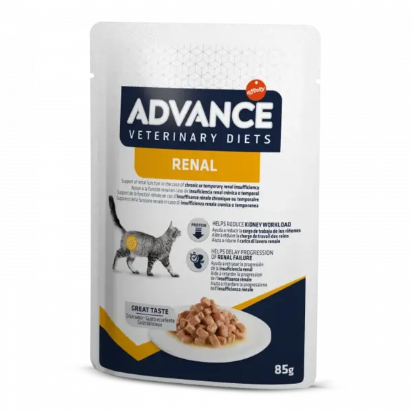 Hrana dietetica pentru pisici Advance Renal 85 gr