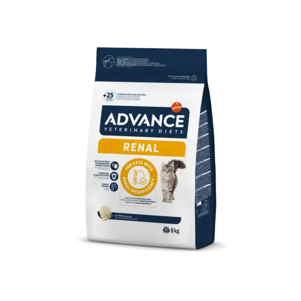 Hrana dietetica pentru pisici Advance Veterinary Diets Renal 8 kg