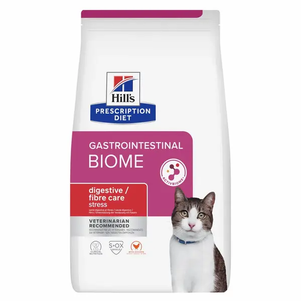 Hrana dietetica pentru pisici Hill s PD Gastrointestinal Biome Stress 1,5 kg