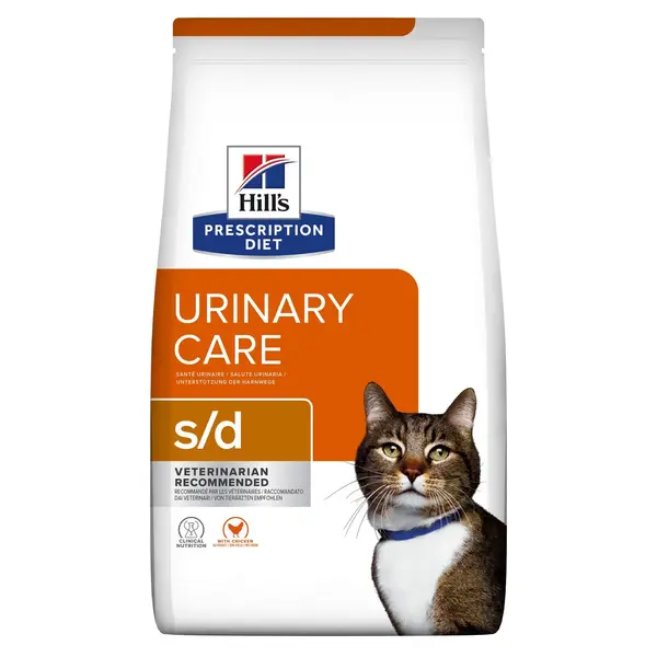 Hrana dietetica pentru pisici Hill s PD Urinary Care S D cu pui 1,5 kg