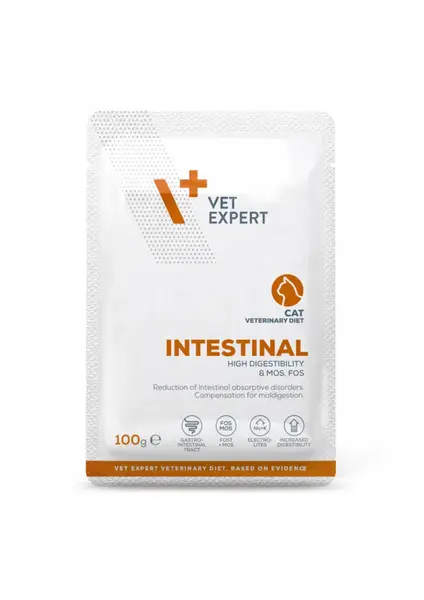 Hrana dietetica pentru pisici Intestinal VetExpert 100 gr