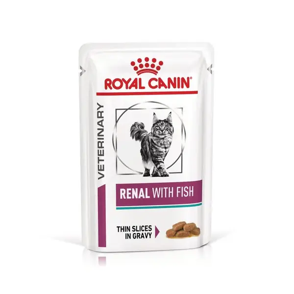 Hrana dietetica pentru pisici Royal Canin Renal Fish 85 gr