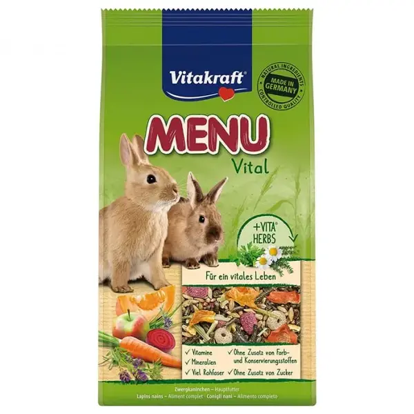 Hrana pentru iepuri Vitakraft Meniu 500 gr