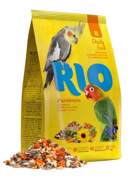 Hrana pentru perusi si papagali Rio, 500g