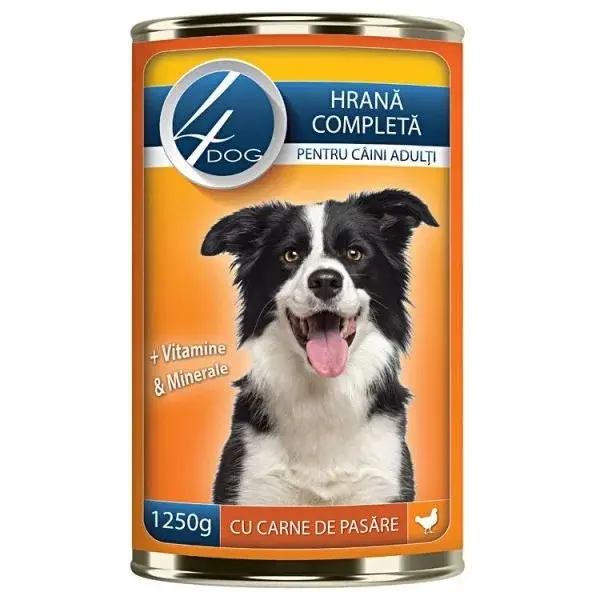 Hrana Umeda Caini 4DOG Pui 1250g