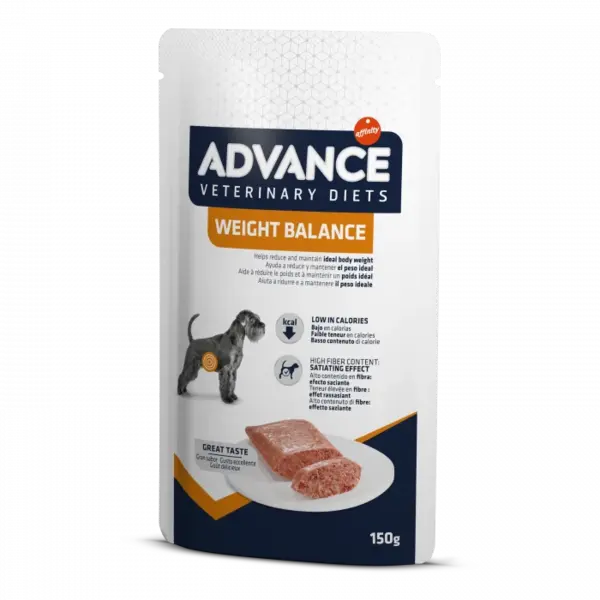 Hrana umeda caini Advance Weight Balance - plic 1x150 g
