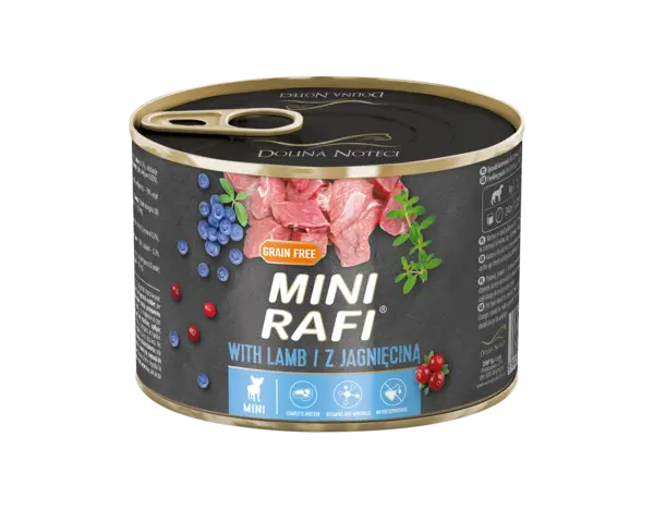 Hrana Umeda Caini, Rafi Dog, Adult Mini, Miel, 185 g