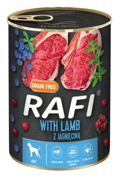 Hrana Umeda Caini, Rafi Dog, Miel si Afine, 400 g