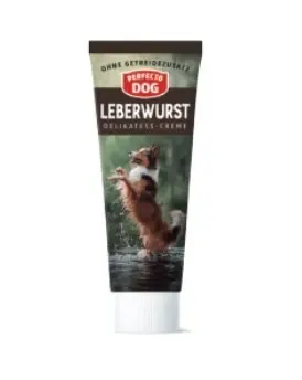 Hrana umeda pentru caini Perfecto Dog, Crema Delicatess cu ficat, 75g