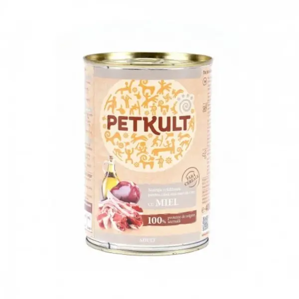 Hrana umeda Petkult Adult cu miel 400 g