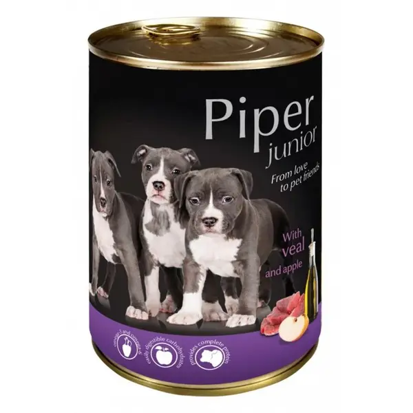 Hrana umeda Piper Junior, Vitel si Mere 400g 400g