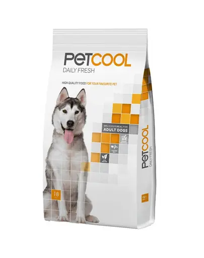 Hrană uscată câini adulți PETCOOL Daily Fresh 18 kg