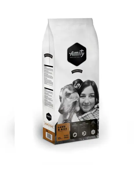 Hrana Uscata Caini, Amity Premium Dogs, Miel si Orez, 15 kg