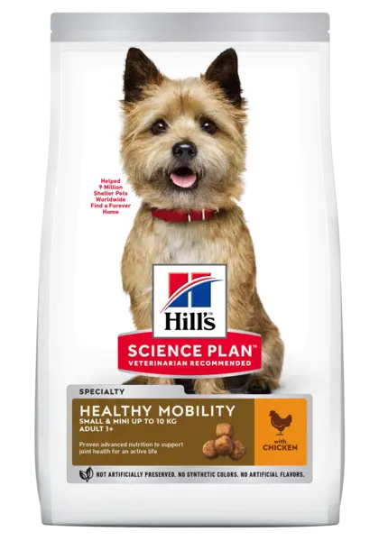 Hrana uscata caini, Hill's Science Plan Canine Adult Healthy Mobility Small and Mini Chicken, 1.5 kg