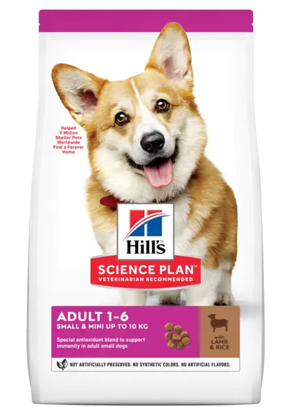Hrana uscata caini, Hill's Science Plan Canine Adult Small and Mini Lamb and Rice, 1.5 kg