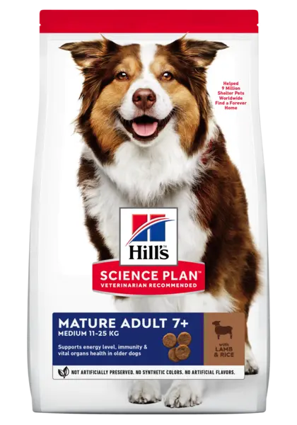 Hrana uscata caini, Hill's Science Plan Canine Mature Medium Lamb and Rice, 14 kg
