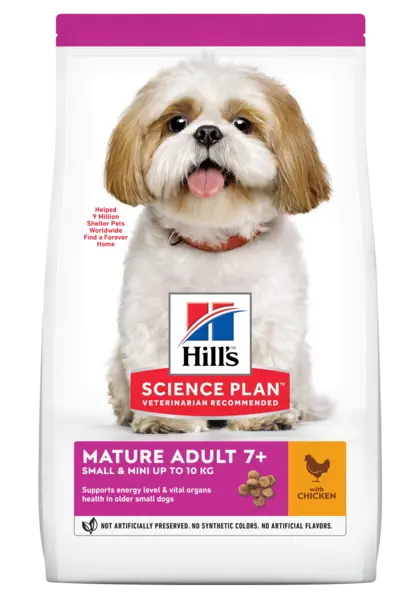 Hrana uscata caini, Hill's Science Plan Canine Mature Small and Mini Chicken, 3 kg