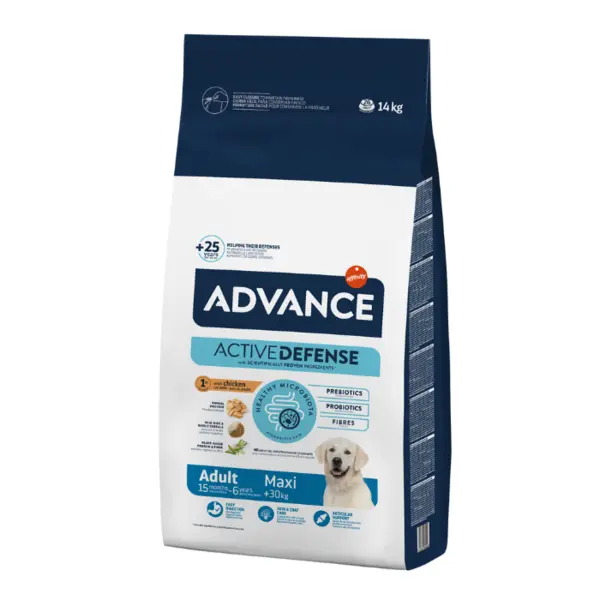 Hrana uscata pentru caini Advance Maxi Adult, Pui, 14 kg