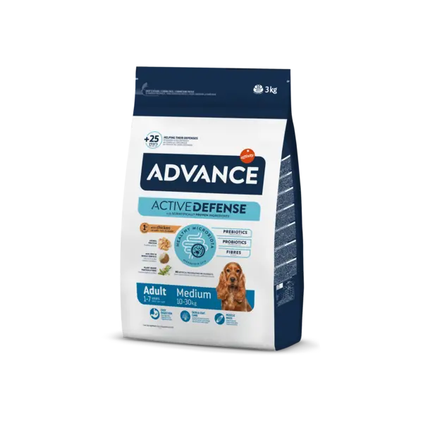 Hrana uscata pentru caini Advance Medium Adult 3kg