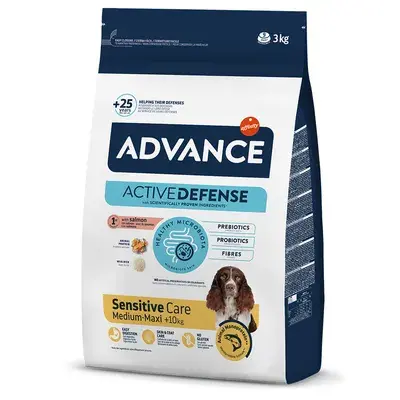 Hrana uscata pentru caini Advance Sensitive Medium Maxi cu somon 3 kg