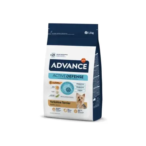 Hrana uscata pentru caini Advance Yorkshire Terrier cu pui 1,5 kg