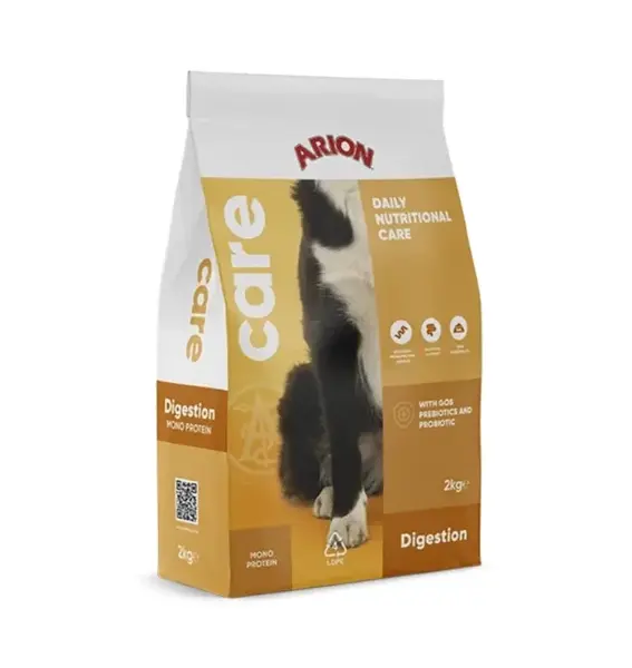 Hrana uscata pentru caini Arion Care Digestive, Rata, Monoproteic, 12kg