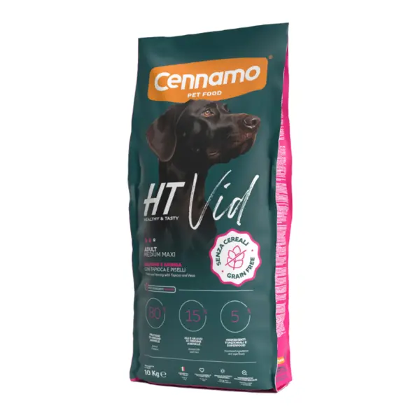 Hrana uscata pentru caini Cennamo HT Vid, Adult Medium Maxi, Somon si hering, 10kg