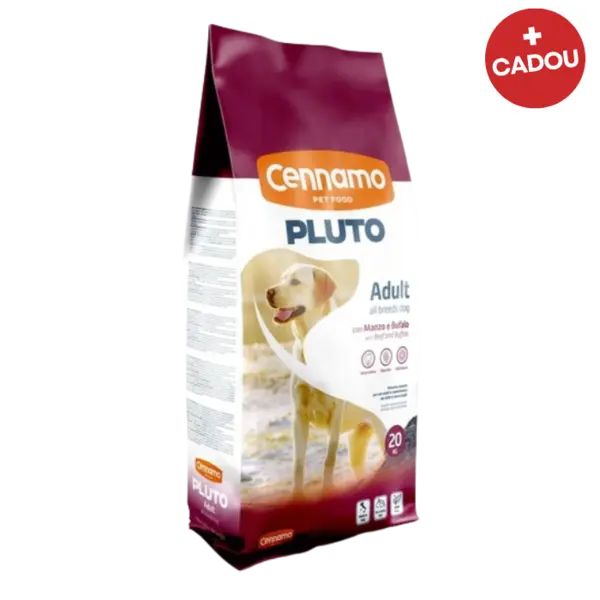 Hrana uscata pentru caini Cennamo Pluto, Vita si Bivol, 20 Kg