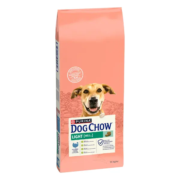 Hrana uscata pentru caini Dog Chow Adult Light, Curcan, 14kg 14kg