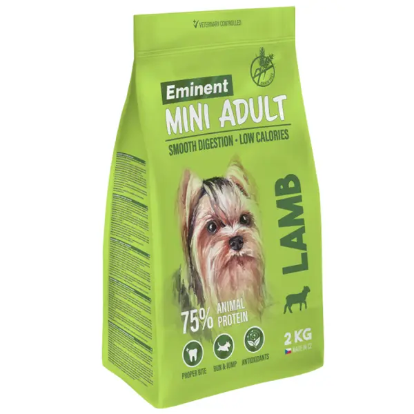 Hrana uscata pentru caini Eminent Mini Adult, Grain Free, Miel, 2kg