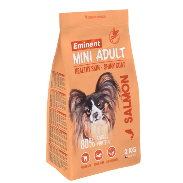 Hrana uscata pentru caini Eminent Mini Adult, Grain Free, Somon, 2kg