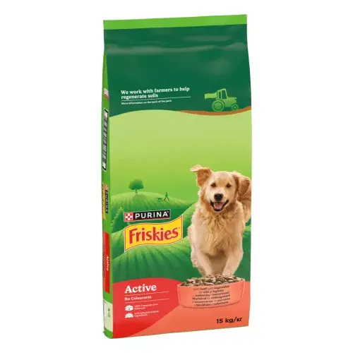 Hrana uscata pentru caini Friskies Active, Vita 2.4kg