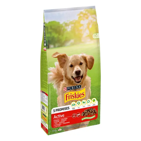 Hrana uscata pentru caini Friskies Active, Vita 2.4kg