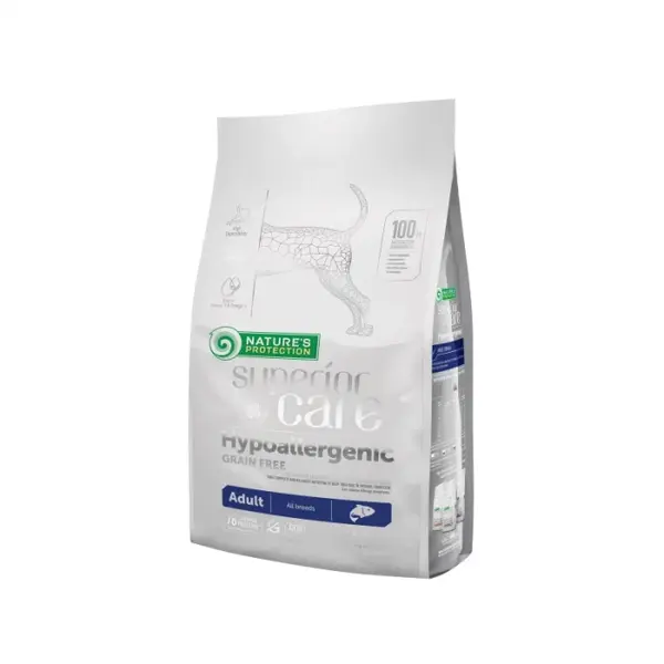 Hrana uscata pentru caini N.P. Superior Care Hypoallergenic cu somon 10 kg