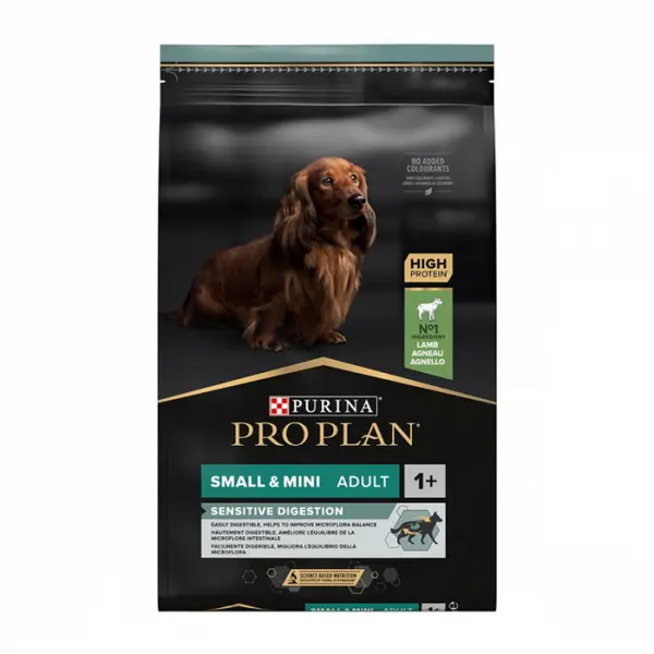 Hrana uscata pentru caini Pro Plan Small Mini Adult Sensitive Digestion cu miel 7 kg