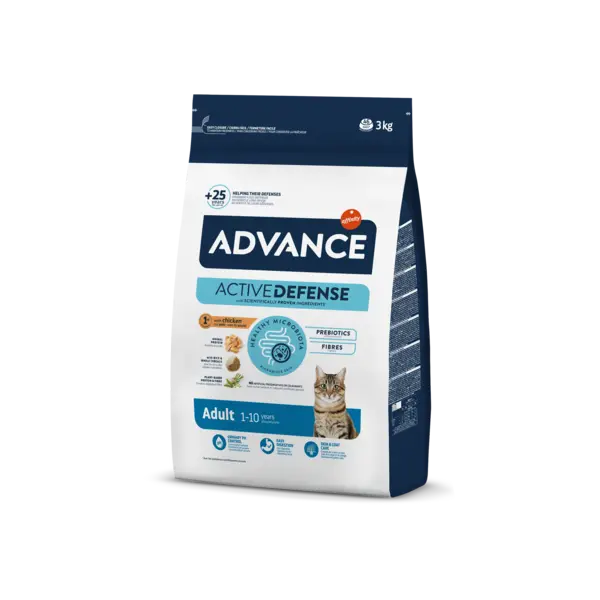 Hrana uscata pentru pisici Advance Adult, Pui, Orez 3kg 3kg