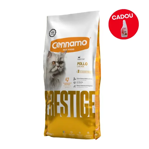 Hrana uscata pentru pisici Cennamo Prestige, Adult, Pui, 10kg