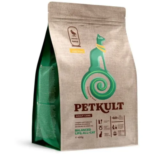 Hrana uscata pentru pisici Petkult Adult Care Balanced Life All-Cat pentru pisici cu Pui 7 kg