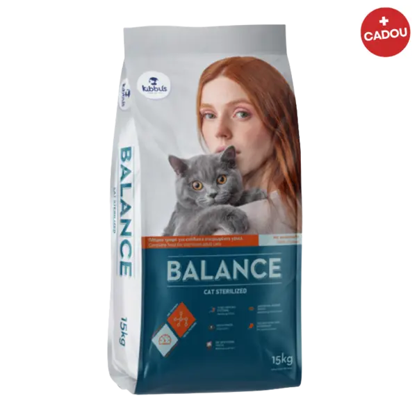 Hrana uscata pentru pisici sterilizate Kibbus Balance, Pasare, 15Kg