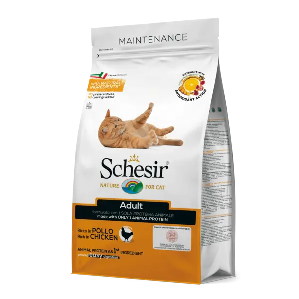 Hrana uscata pisici, Schesir Cat Maintenance Chicken, 10 kg